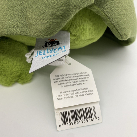 JELLYCAT CHRISTMAS TREE RICKY RAIN FROG New Plush Collectible Toy Gift Authentic - Picture 7 of 12